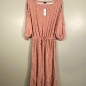 Ann Taylor Casual Pink Flowy Dress